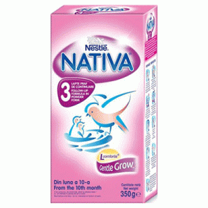 Nestle Nativa 3 350g lapte praf de la 10 luni