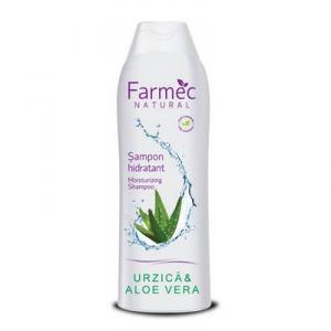Farmec Natural Sampon hidratant aloe+urzica 400ml