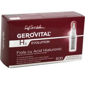 Gerovital H3 Evolution acid hialuronic 10fiole