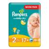 Pampers 2 new baby 3-6kg x17 buc