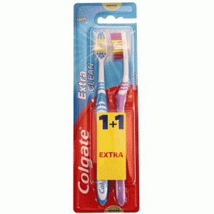 Colgate Periuta de dinti Extra Clean 1+1