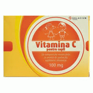 Solacium Vitamina C 100mg 20cpr