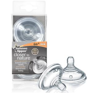 Tommee Tippee Tetina Cu Flux Rapid x 2 buc