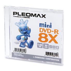 DVD-R Mini Samsung Pleomax 1.4GB 8X Slim Jewel Case