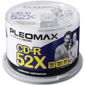PLEOMAX CD-R 52X cake box 50