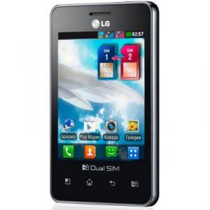 Telefon mobil LG E405 Optimus Dual Sim L3 Black
