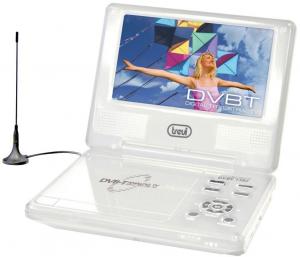 DVD Player portabil 7 inch Trevi-1382 DVD/MPEG4/MP3/USB/SD/DVBT-TV  white