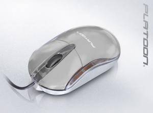 Mouse optic USB PL-1233 argintiu