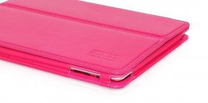 Husa piele iPad 2 Hoco roz