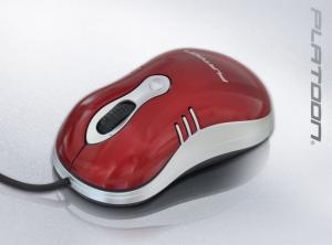 Mouse optic USB PL-1230 rosu