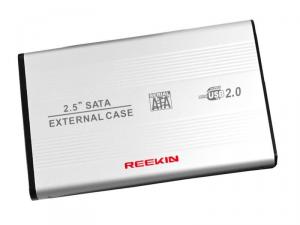 Carcasa HDD extern 2.5", USB 2.0 aluminiu