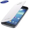 Husa Samsung Galaxy S4 Mini i9195 Flip Cover White EF-FI919BWEGWW