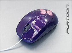 Mouse optic USB Art PL-M75 purple