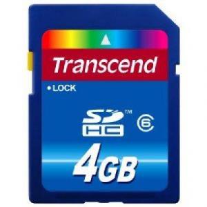 Card memorie SD 4 GB Transcend