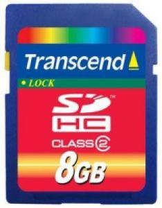 Card memorie SD-HC 8GB Transcend