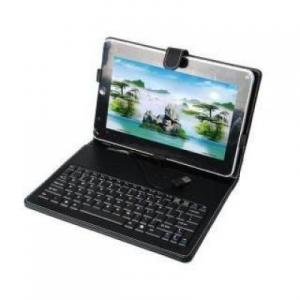 Husa cu tastatura MiniUSB tablete pc 10 inch Platoon neagra