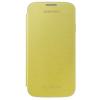 Husa samsung galaxy s4 i9500 flip cover yellow  ef-fi950byegww