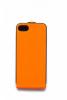 Husa flip iPhone 5 Rainbow Orange