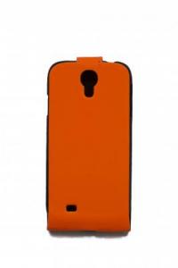 Husa flip Samsung Galaxy S4 i9500 Rainbow Orange