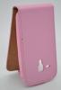 Husa flip Samsung Galaxy Trend S7560 Forcell roz ( folie inclusa )