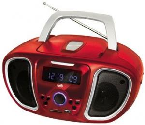 Boombox Trevi-549 radio portabil/CD/MP3/USB/SD Red