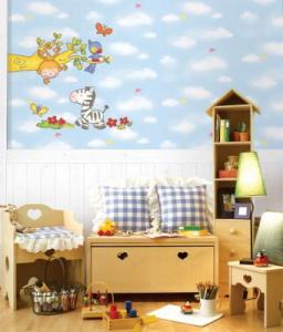 Sticker decorativ camera copii SWST-06 Animale