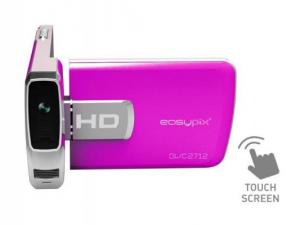 Camera video HD touchscreen display Easypix DVC 2712 Cruiser Roz