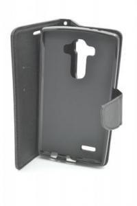 Husa flip LG G4 Fancy Book Case neagra ( folie inclusa )