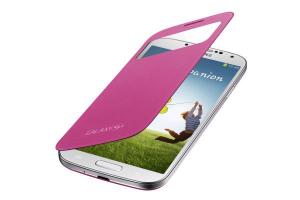 Husa Samsung Galaxy S4 i9500 S-View Cover Pink EF-CI950BPEGWW