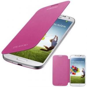 Husa Samsung Galaxy S4 i9500 Flip Cover Pink EF-FI950BPEGWW