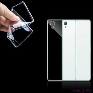 Husa silicon transparenta ultra slim Sony Xperia Z3 ( folie inclusa )