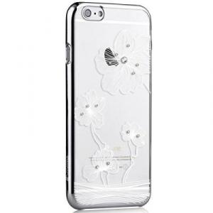 Carcasa iPhone 6 Comma Crystal Flora Silver