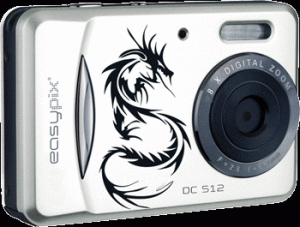 Camera foto Easypix DC512 Dragon - white