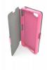 Husa flip Sony Xperia Z1 Mini Book Case roz ( folie inclusa )