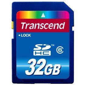 Card SD-HC 32 GB Transcend