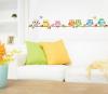 Sticker decorativ camera copii SWST-67 Bufnite colorate