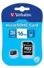 Card memorie MicroSD 16GB Clasa 4 Verbatim