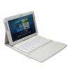 Husa cu tastatura Bluetooth Galaxy Tab2 10.1 P5100/P5110 Book Case Alba