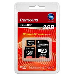 MicroSD Trio 2GB Transcend