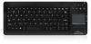 Tastatura wireless multimedia cu touchpad MT1416US black