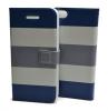 Husa flip iphone 5c book case albastra