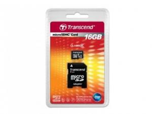 MicroSd 16 GB Clasa 10 Transcend