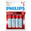Set 4 baterii alkaline R6/AA Philips Power Life