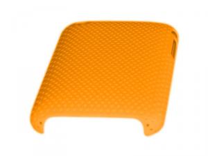 Husa protectie Hole design iPhone orange 007
