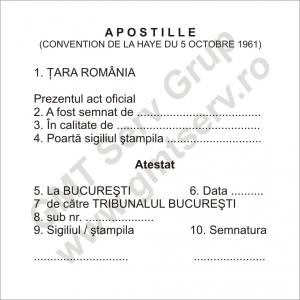 APOSTILA - Apostille (Convention de la Haye du 5 Octobre 1961)