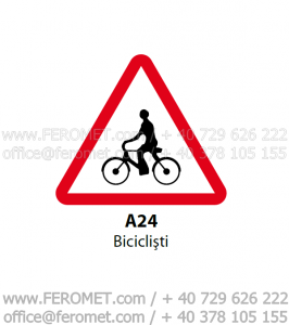 Indicatoare rutiere - Biciclisti