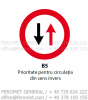 Indicatoare rutiere - prioritate pentru