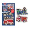 Decoreaza vehicule din lemn cu magneti melissa & doug