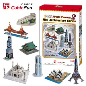 Mini Set Arhitectura 2 Puzzle 3D