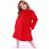 Palton pentru fete rosu 10D158